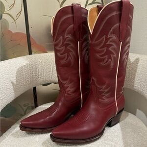 Brand New Red Tecovas Cowboy Boots